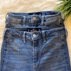 2 PAIRS - Hollister Ultra High Rise Jeans